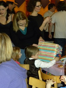 Austin Opens His Presents