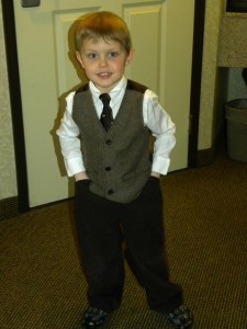 Austin Dressed for Party